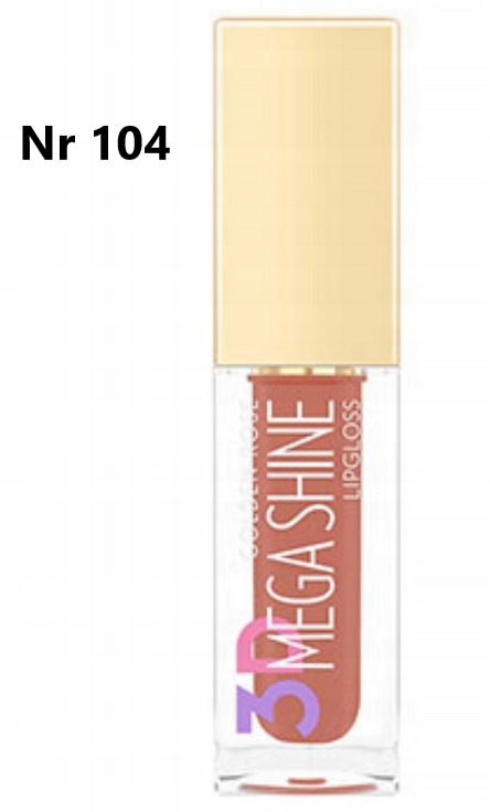 Golden Rose Błyszczyk do ust 3D Mega Shine 104