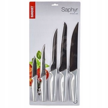 

Zestaw Noże Komplet 5 Szt. Saphyr Banquet Szare