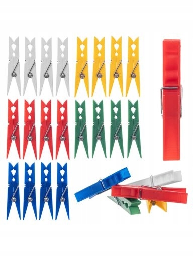 Levně 5X Kadax Kolíčky na praní Sponky na prádlo Praní Žabky 20 ks