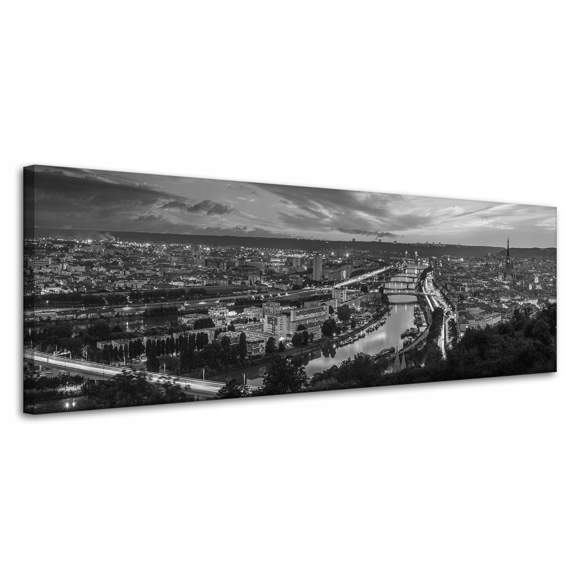 Obraz Canvas Architektura Rouen město mono 120X40