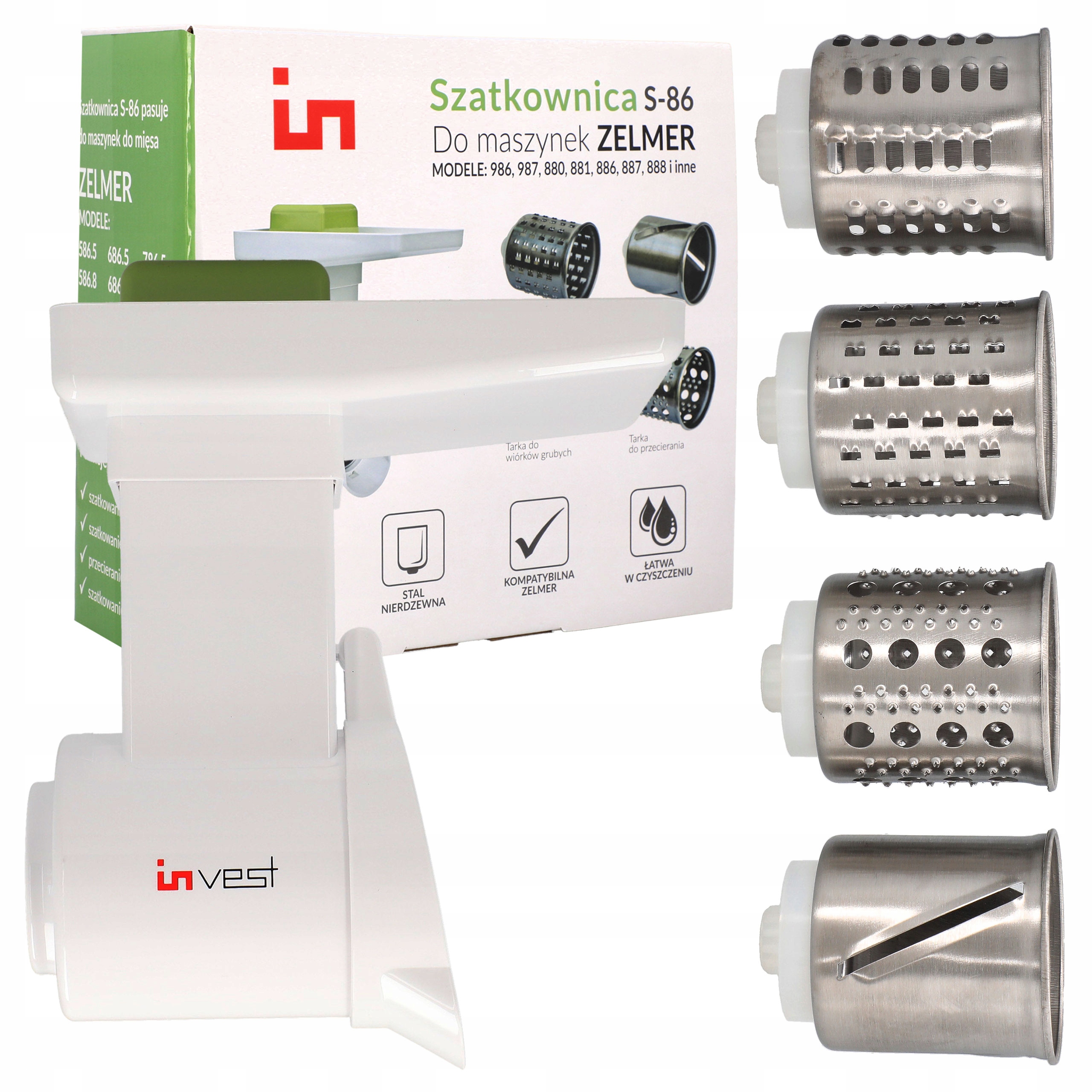 Szatkownica do maszynki do mielenia Zelmer do przecierania ziemniaków