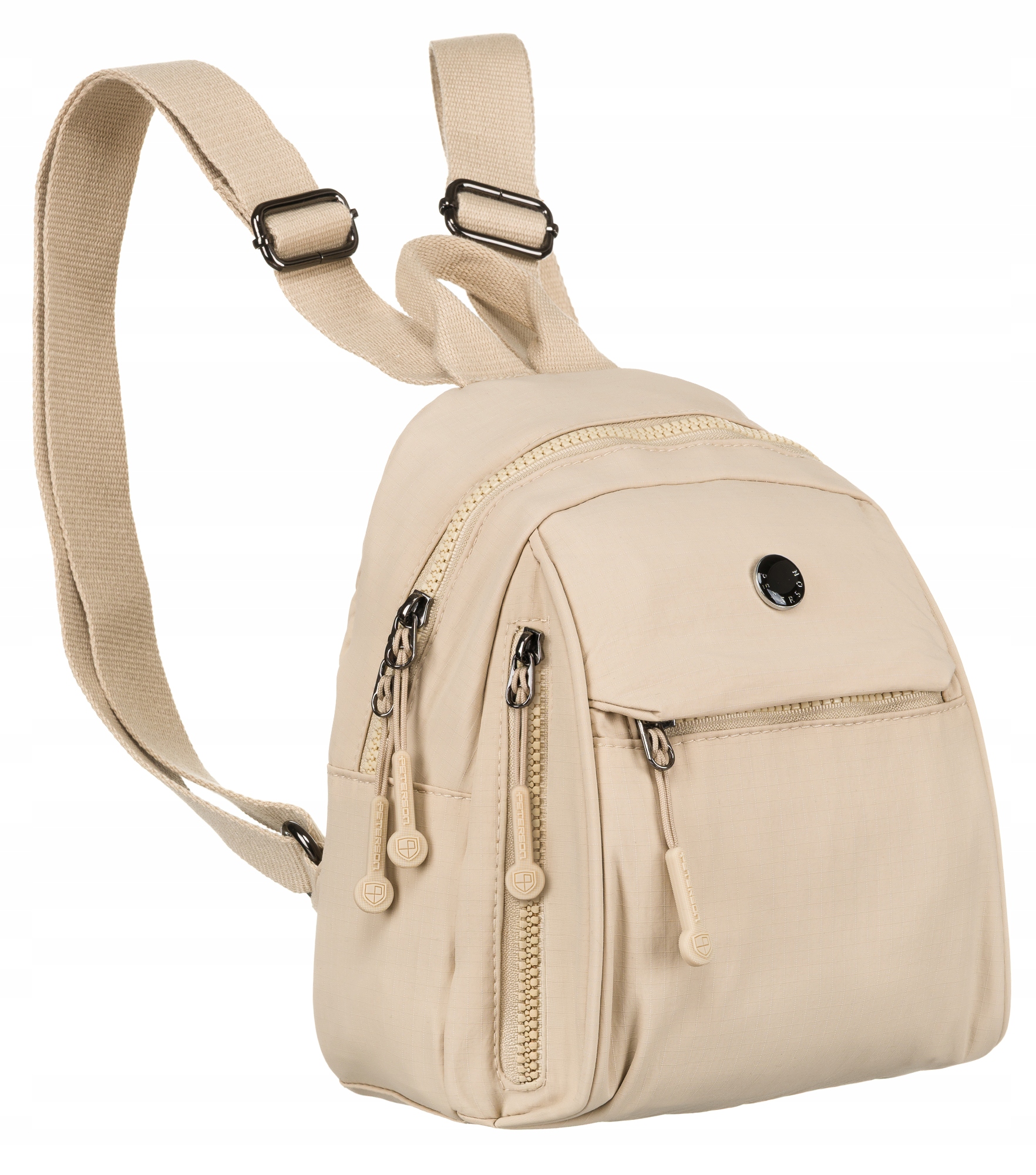 Mały plecak damski sportowy Peterson mini plecaczek na telefon portfel