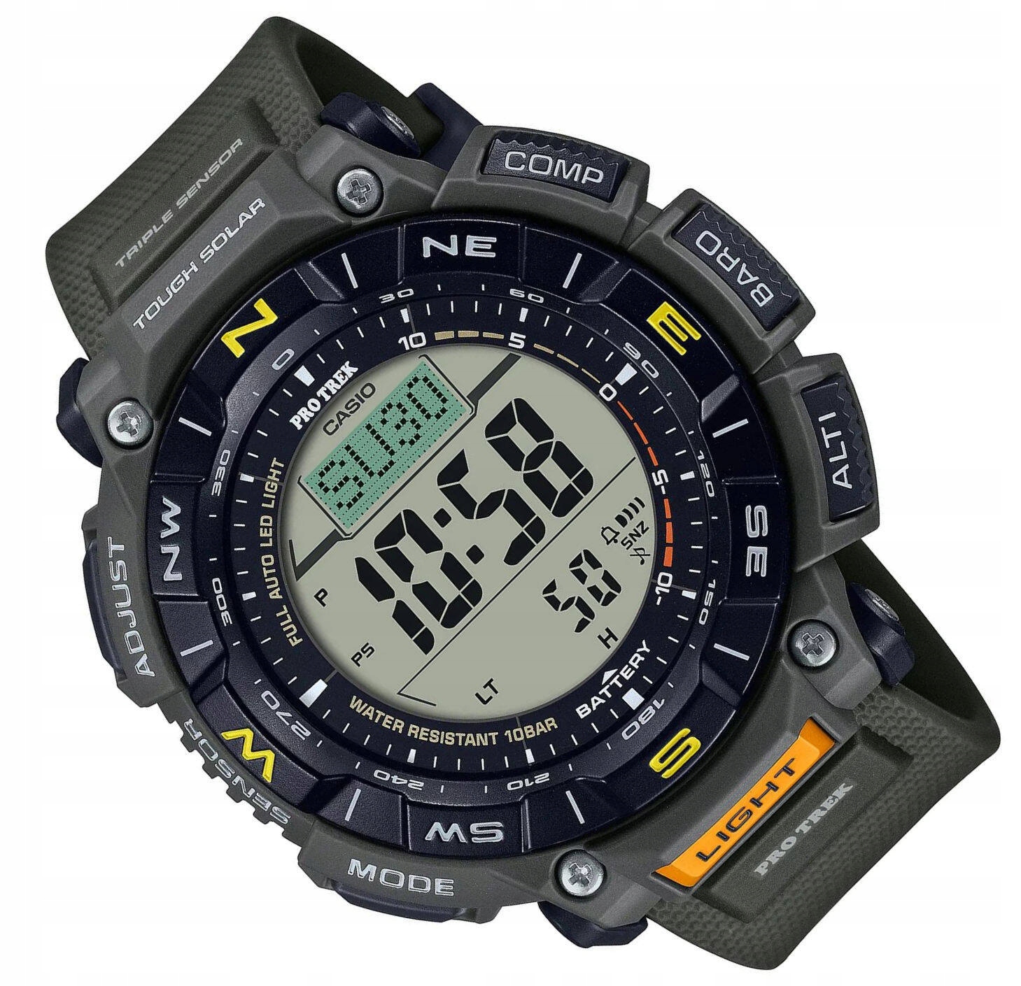 Sportovní Na Výlety Hodinky Casio Protrek PRG-340 -3ER Barometr Kompas