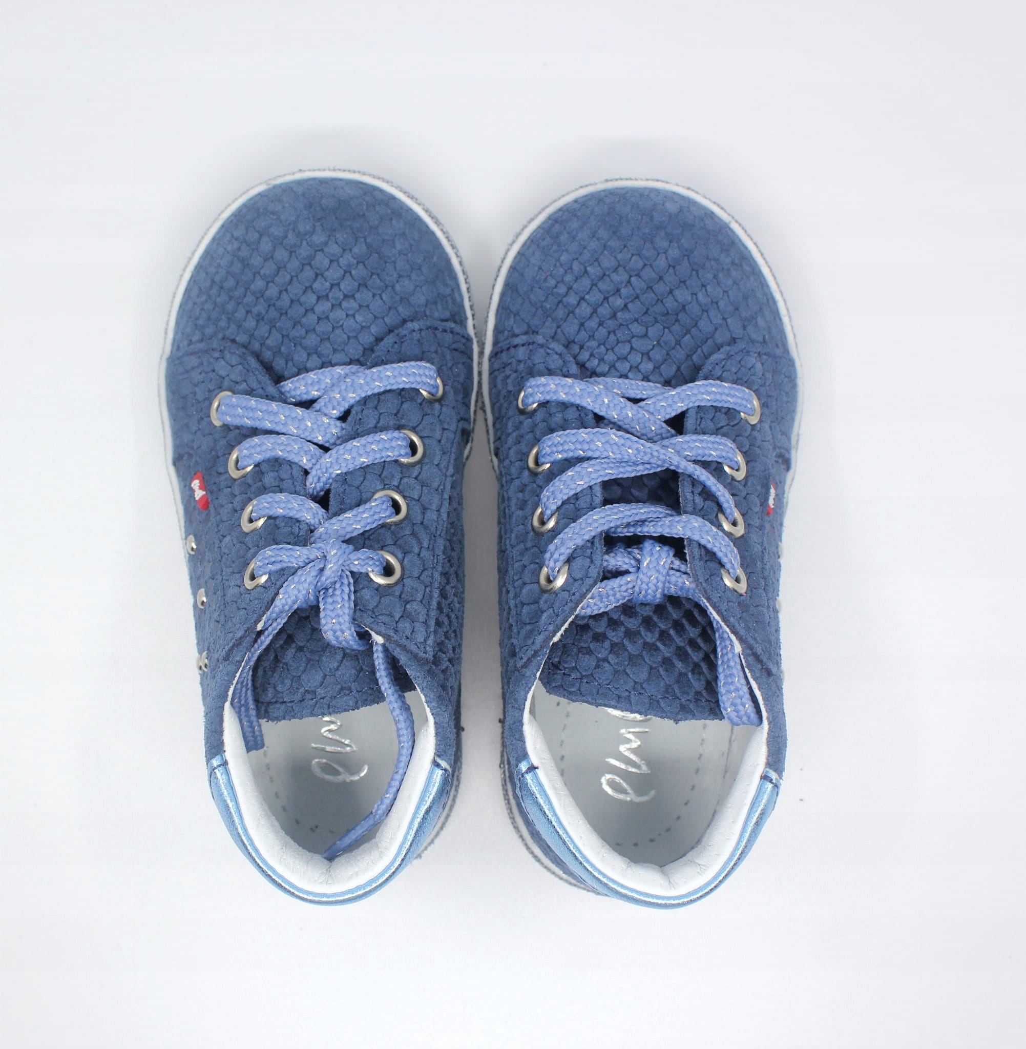 Buty EMEL (E2591A-1) c.niebieskie z cekinami na sz Rozmiar (new) 20