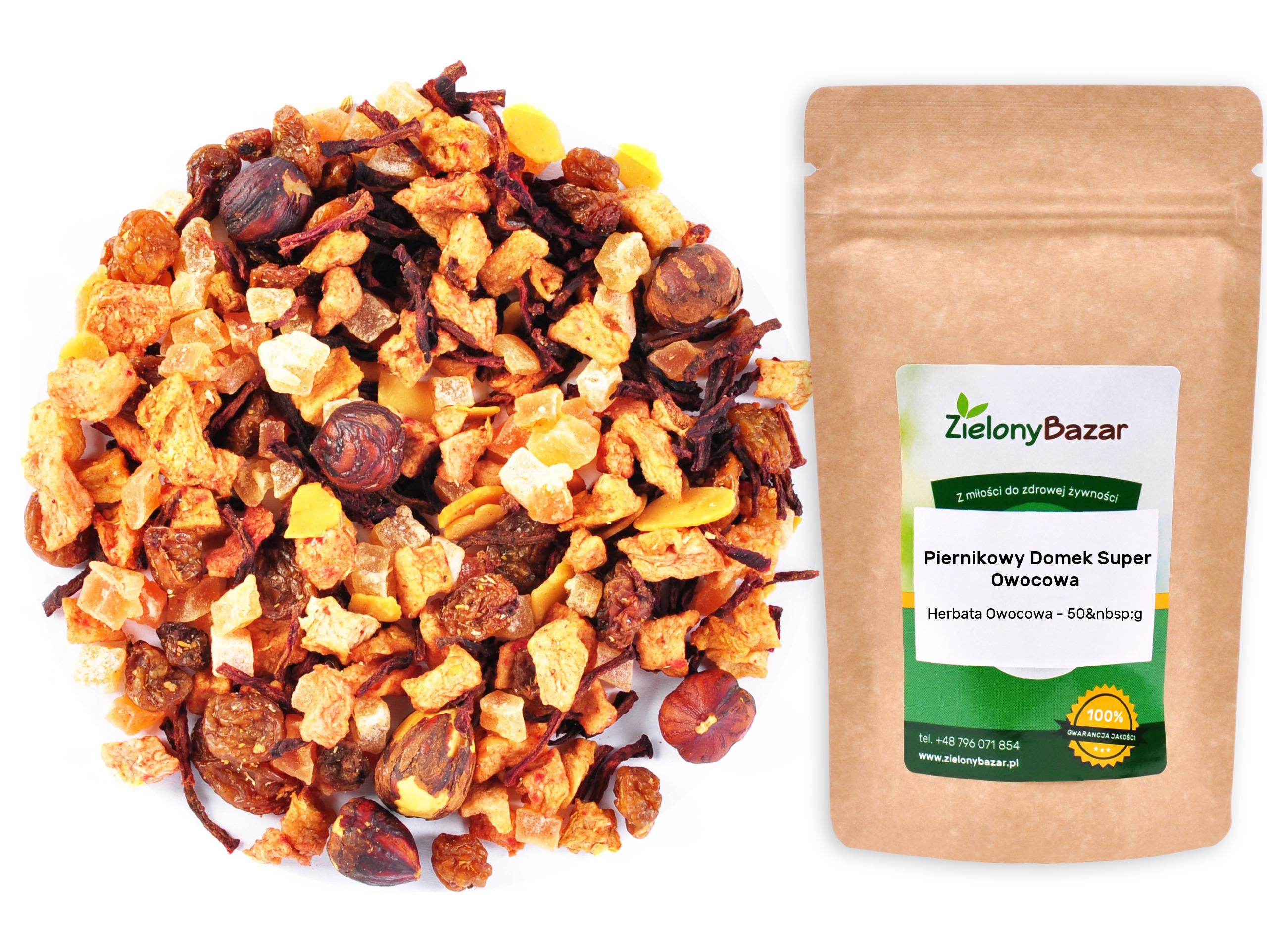 Zelený bazar čaj perníkový zimní vánoční domeček 50 g