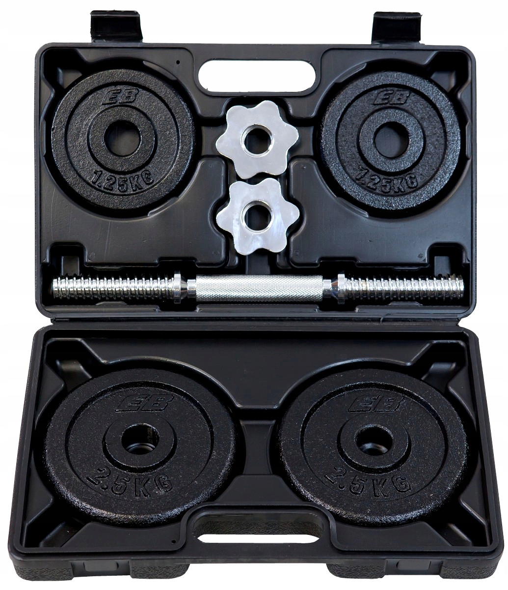 Zestaw hantli 2x10kg żeliwne hantle regulowane Kod producenta 5906067603947