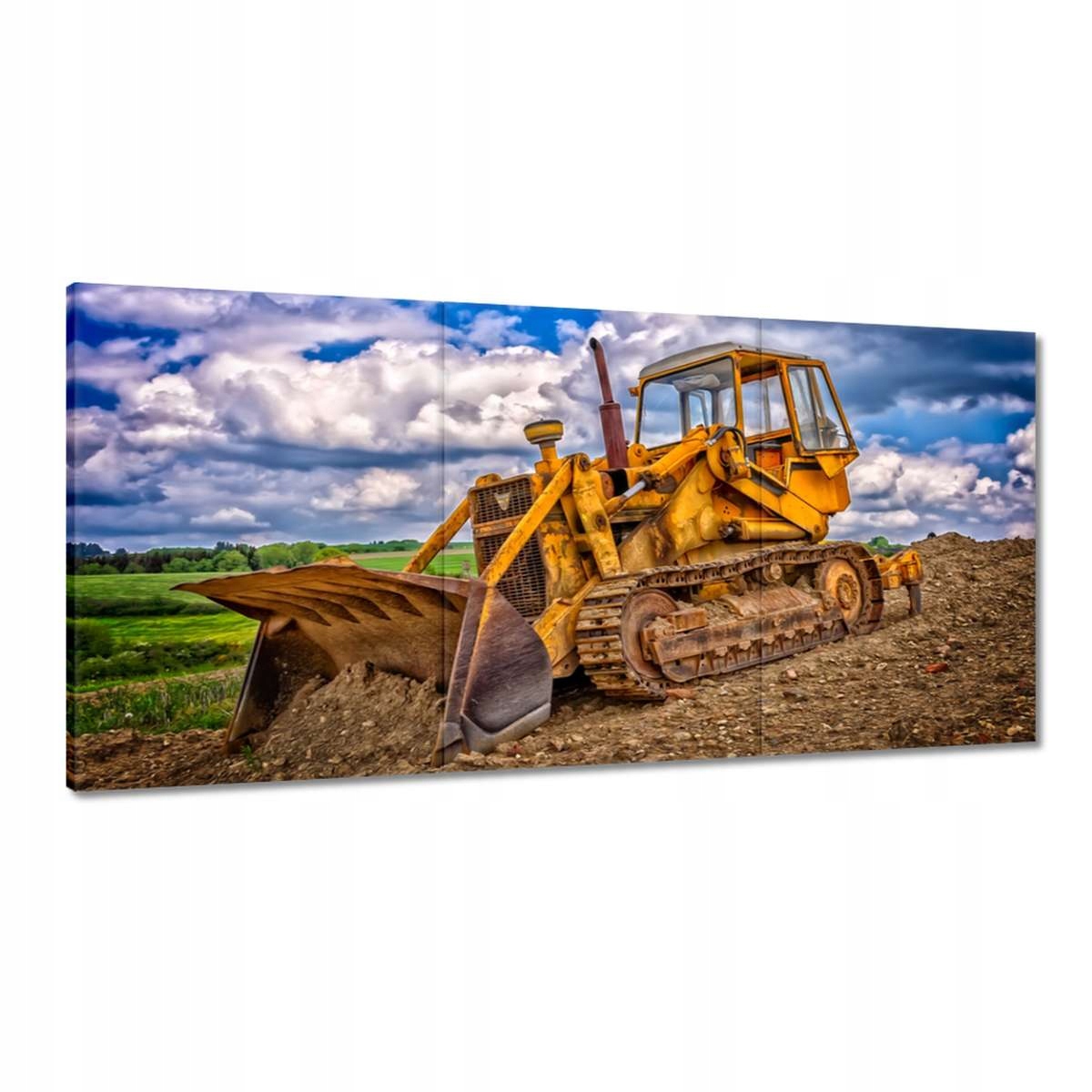 Obrazy 180x90 Buldozér Tvrdá práca
