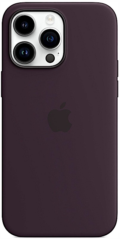 Silikonové pouzdro na iPhone 14 Pro Max Fialové Silicone Case Elderberry