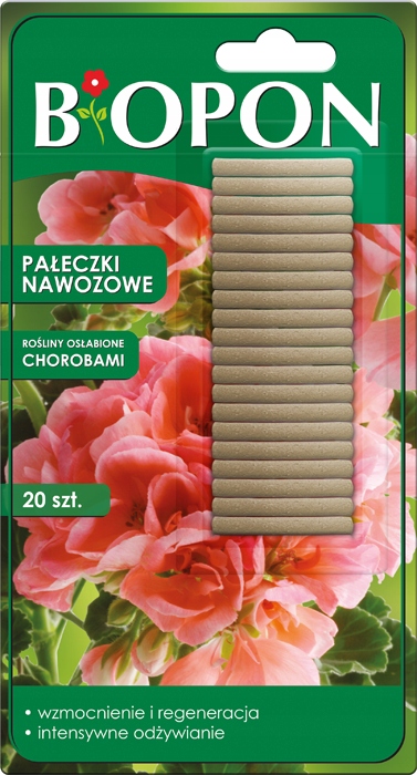 

Biopon Pałeczki nawozowe do roślin osłabionych