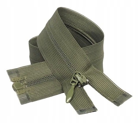 Zamek kryty rozdzielczy oliwka 35cm
