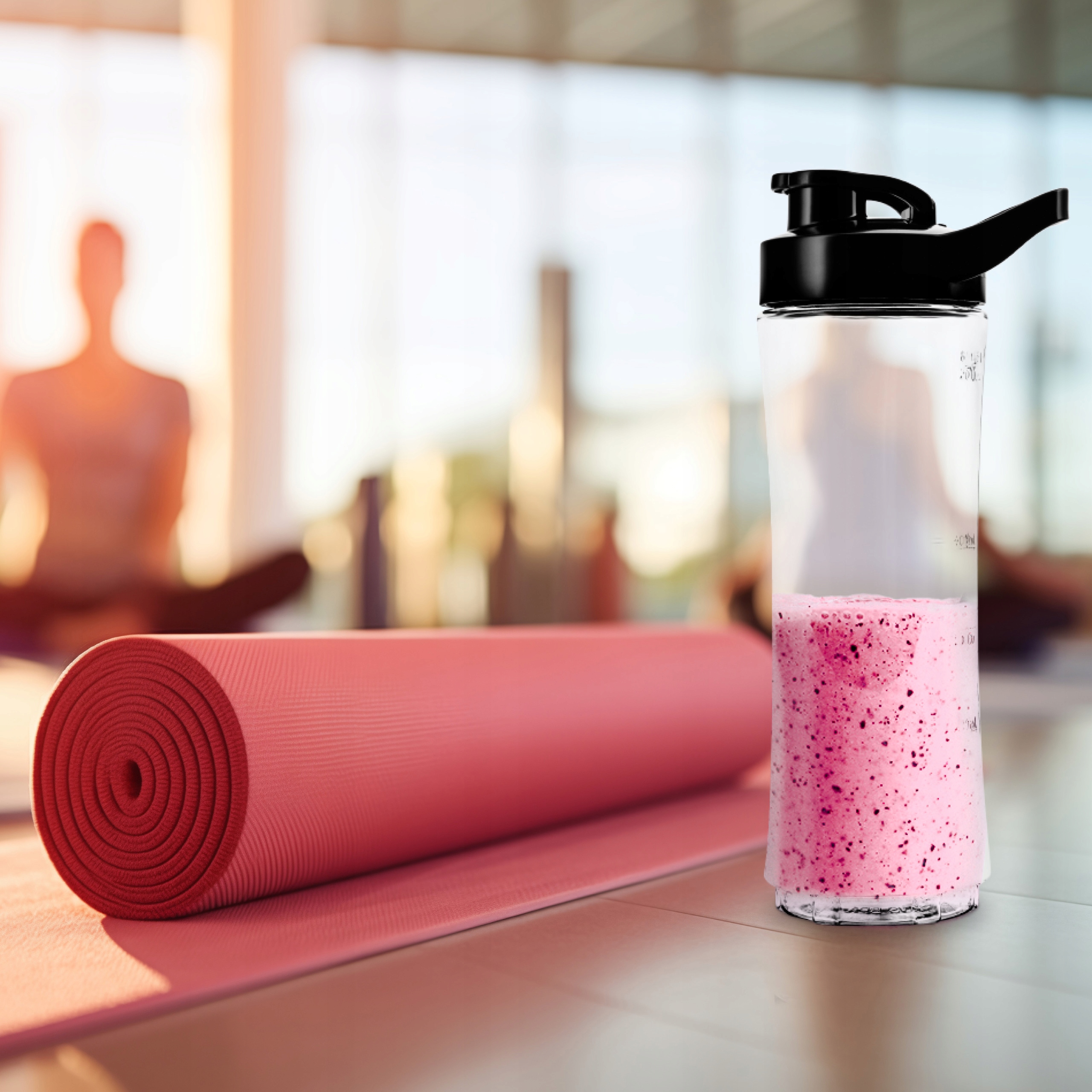 BLENDER PERSONALNY KIELICHOWY 4w1 MŁYNEK KAWA POWŁOKA TYTANOWA + 2 BIDONY Stan opakowania oryginalne