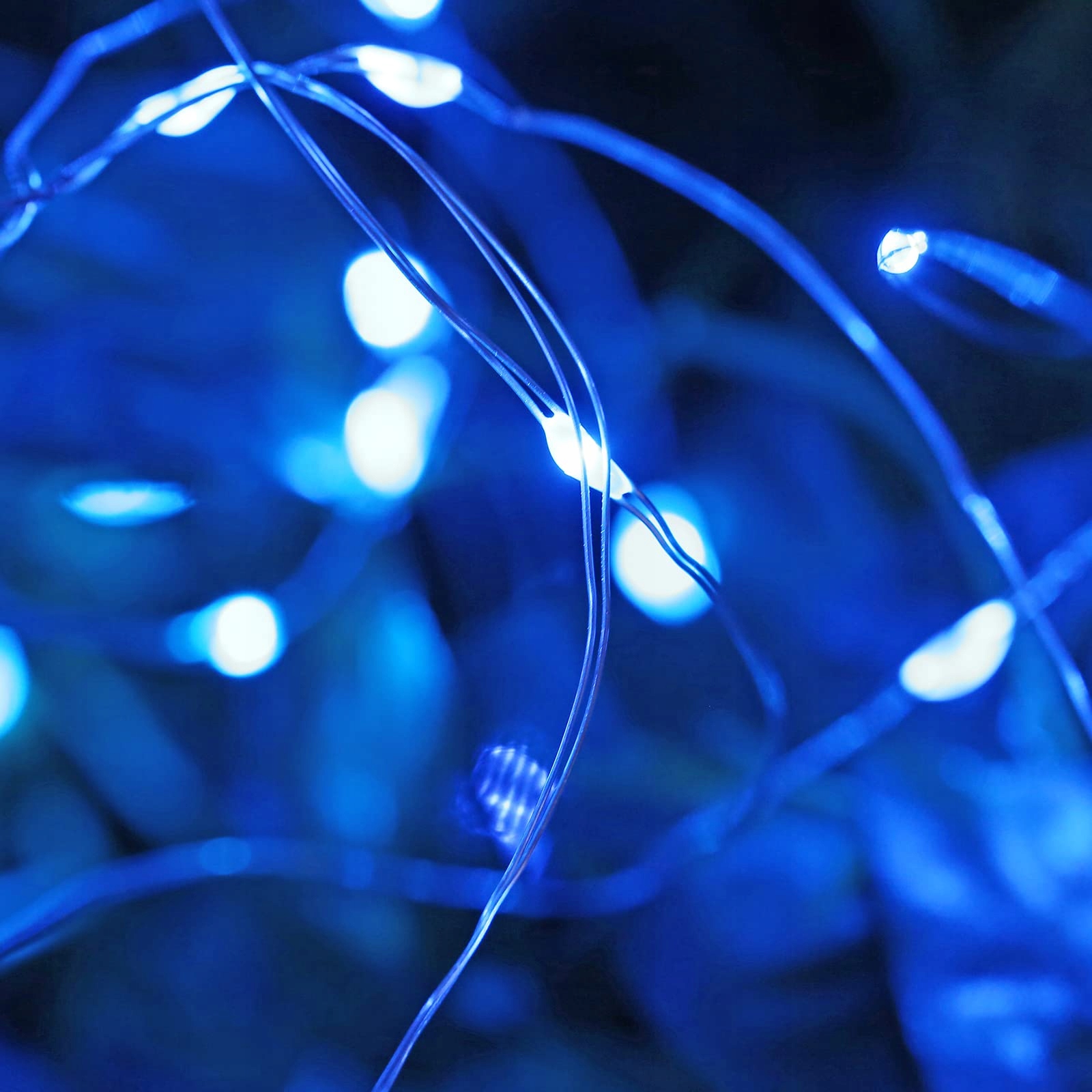 YIZHET KURTYNA GIRLANDA ŚWIETLNA LAMPKI DEKORACYJNE CIEPŁE 3x3m 300 LED — miniatura 7