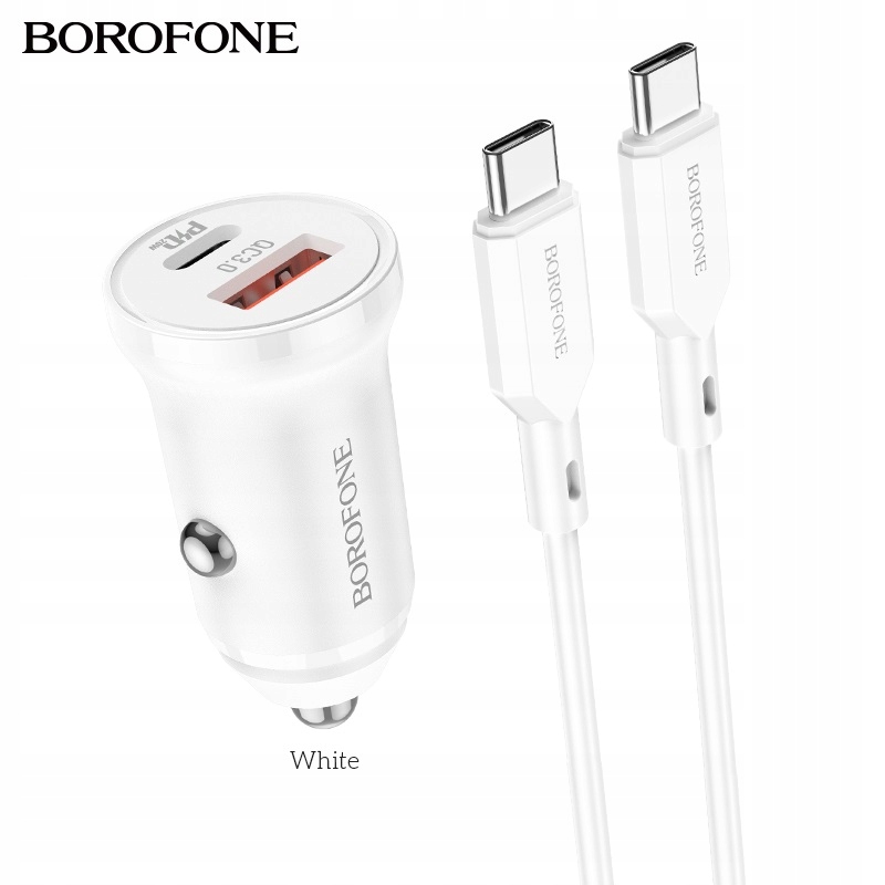 Szybka ładowarka USB Typ Typu C USB-C Type-C 20W do iPhone 15 Plus Pro Max Stan opakowania oryginalne