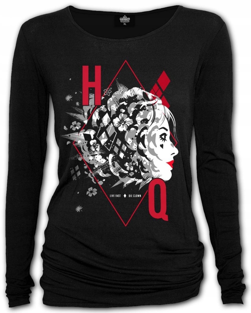 Harley Quinn Hq Baggy Top Spiral Dámská XL