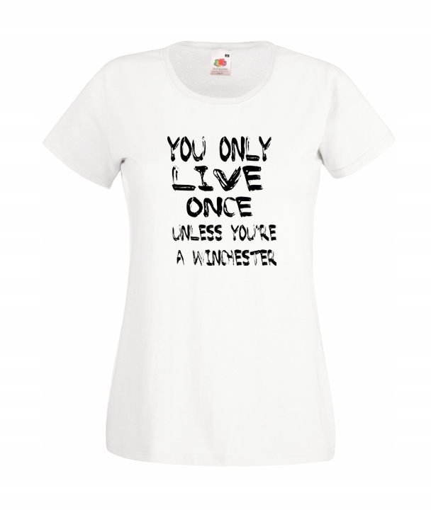 

L Koszulka Damska Supernatural Winchester Wzory