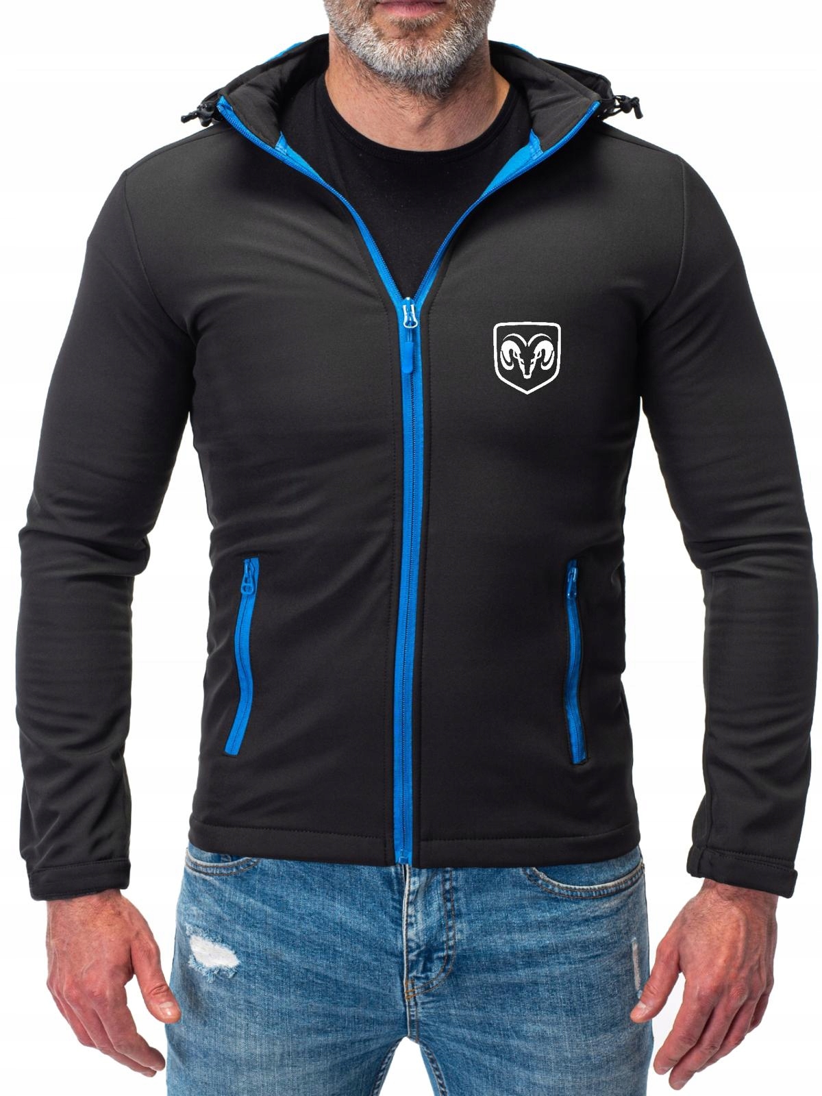 Pánská Přechodová Softshellová Bunda Dodge Černá, Velikost L