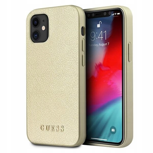 

Etui Guess iPhone 12 mini 5,4" złoty/gold