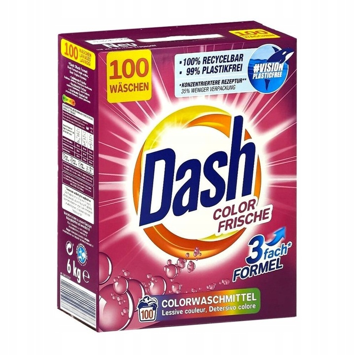 

Dash Proszek Do Prania 6,0*KG/100P Color