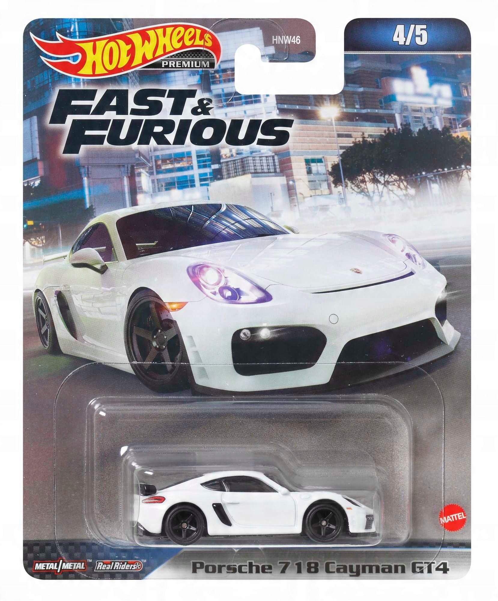 

Hot Wheels Fast & Furious Porsche 718 Cayman GT4