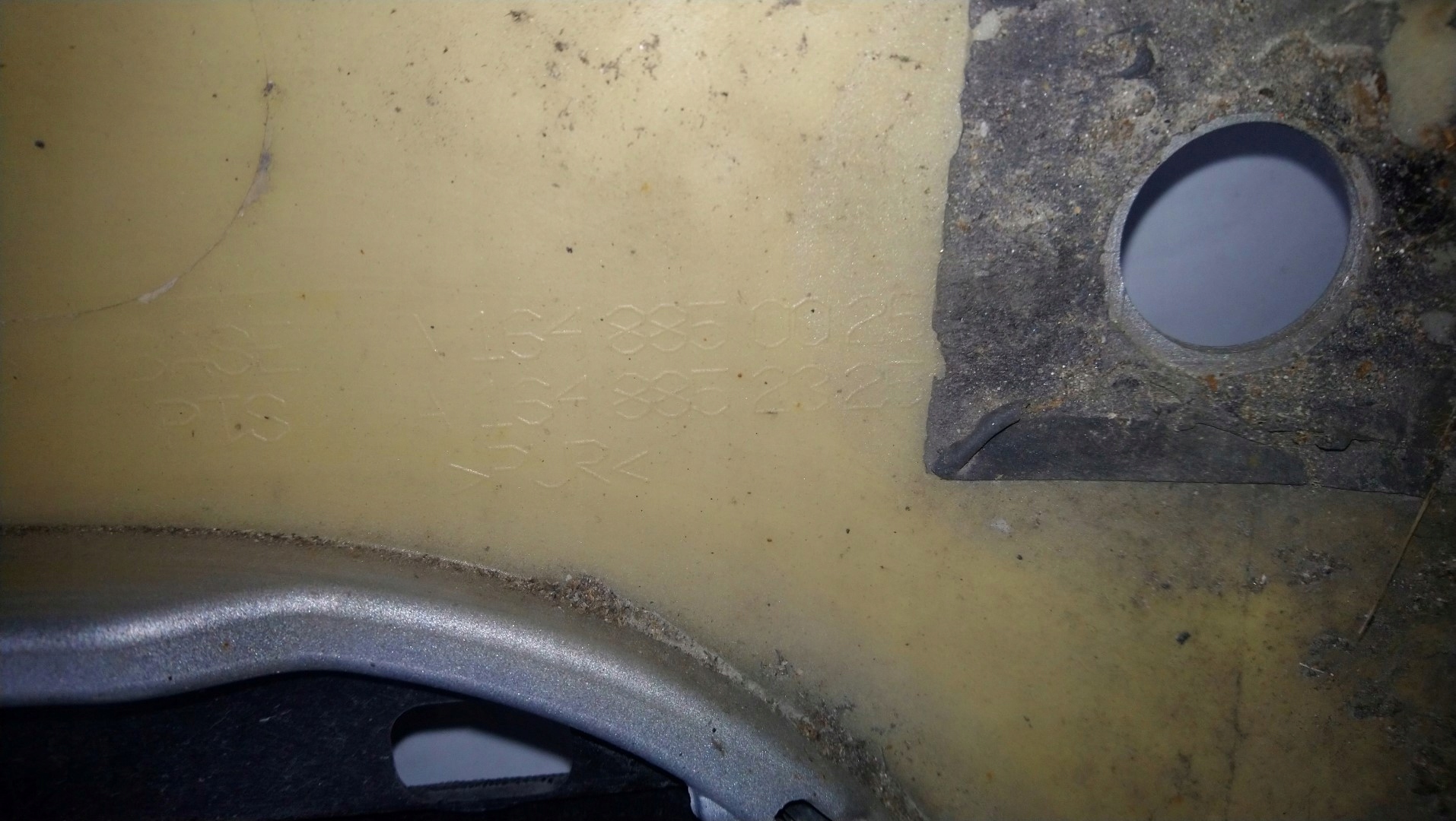 bumper rear part rear MERCEDES ML 164 05- PDC