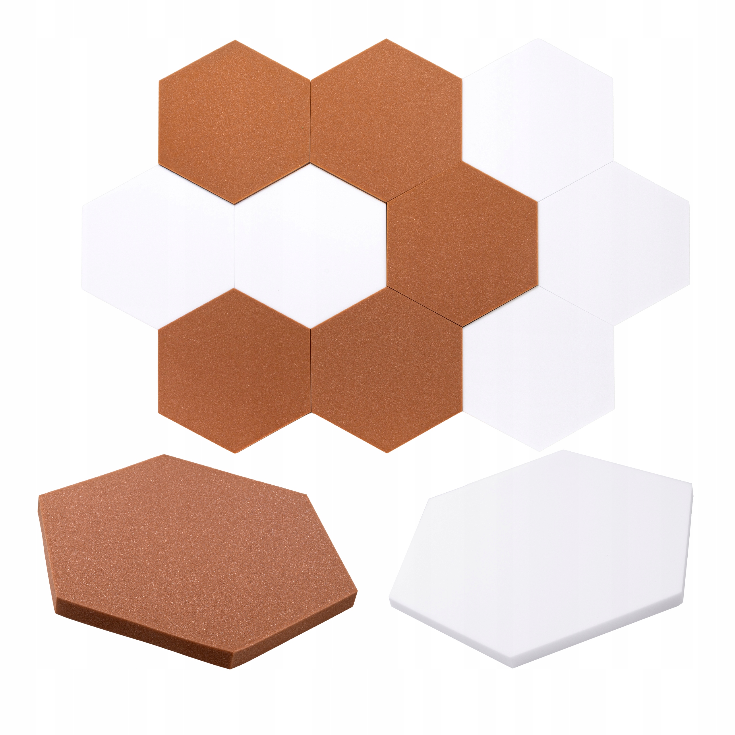 Hexagony akustické Panely bitmat na strop, moderní