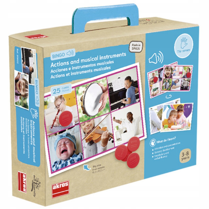 Gra edukacyjna Dźwięki i instrumenty Akros
