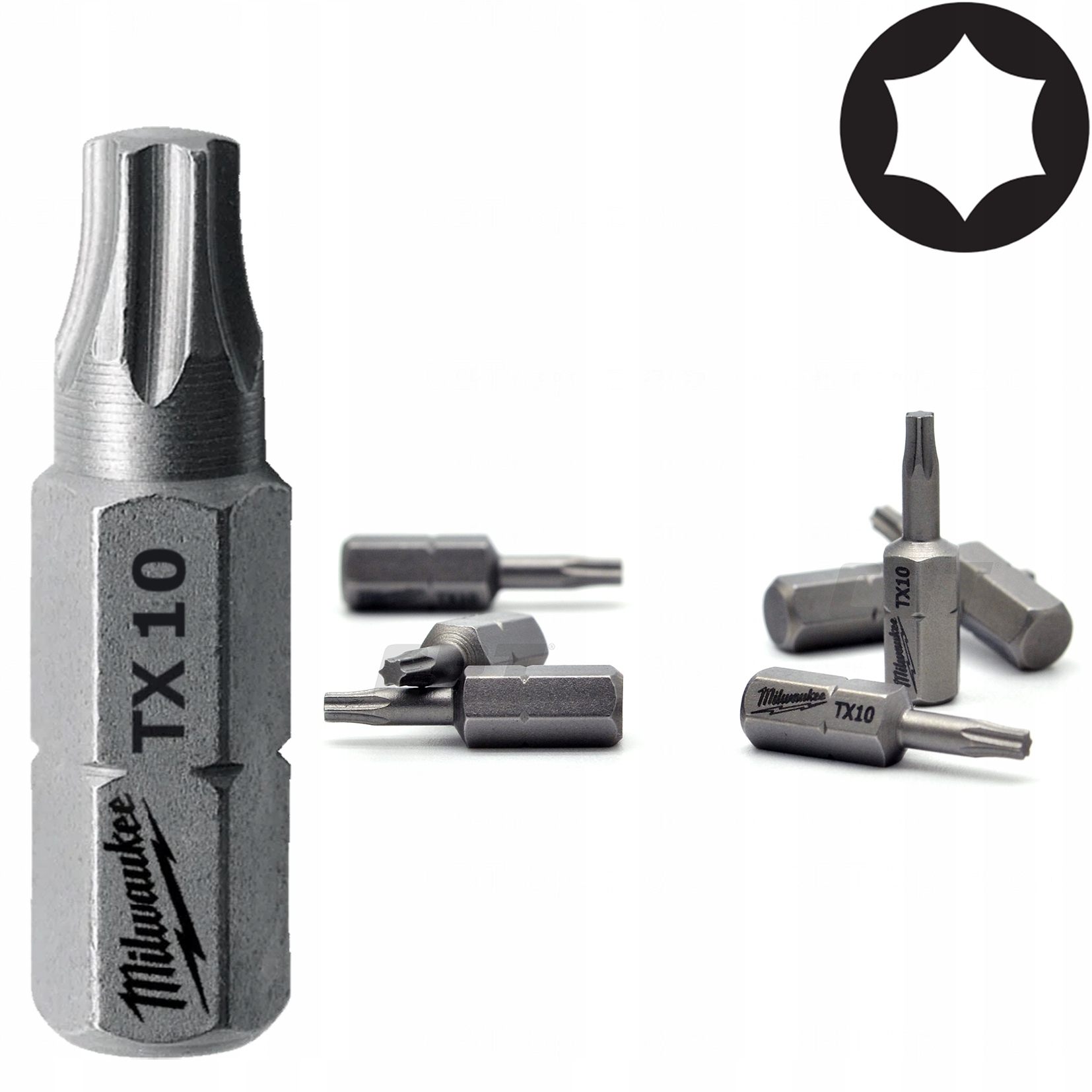 

Bit Końcówka Grot Torx TX10 25MM Milwaukee 1 szt.