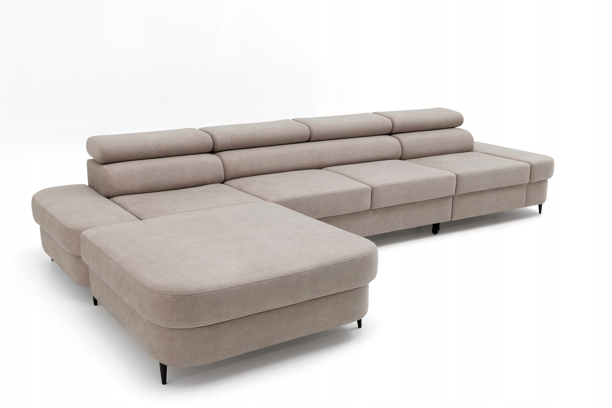 Rohová Sedací Souprava Jazz Maxi Nastavitelné opěrky hlavy Funkce spaní