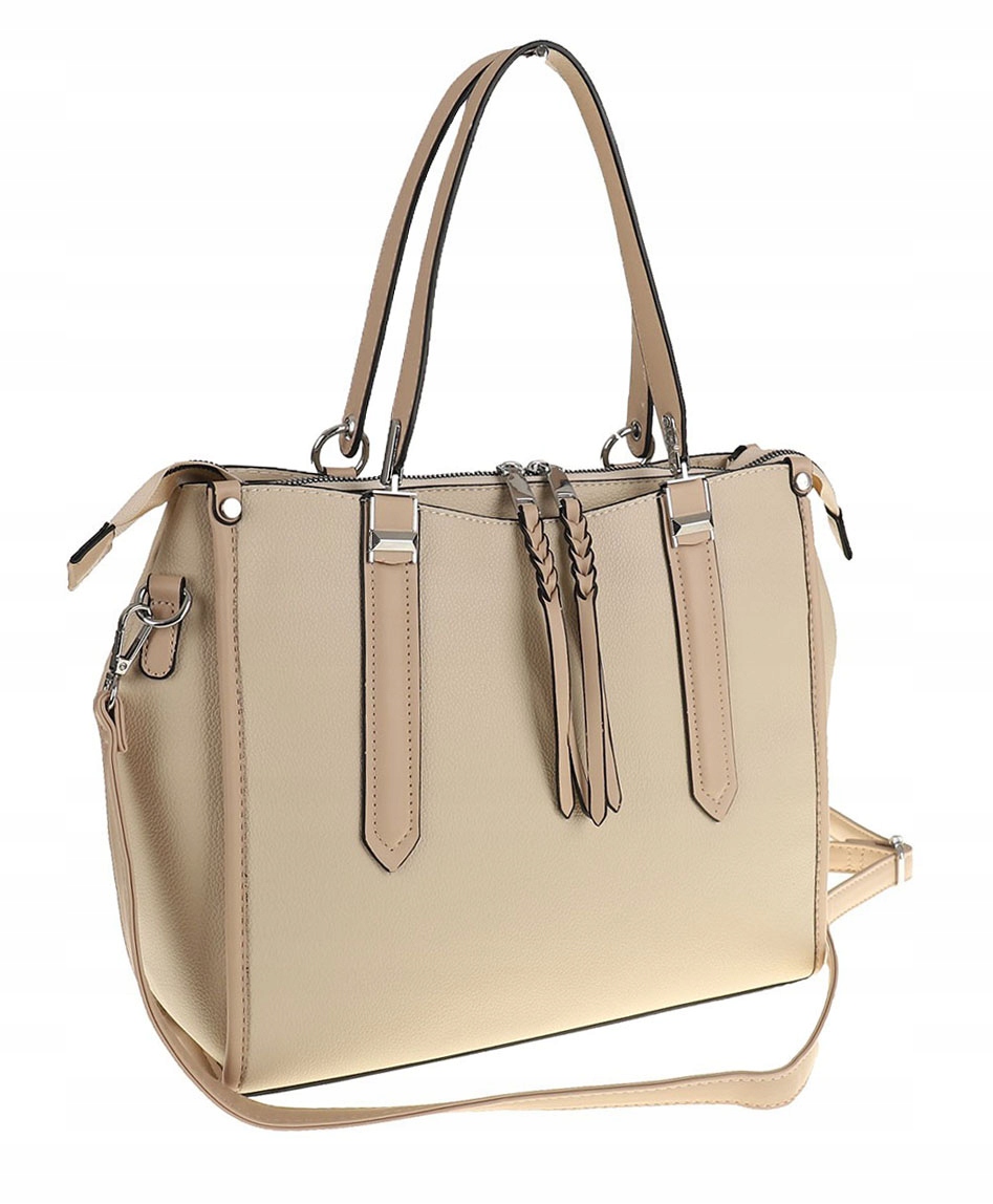 Maria C. Torebka Damska skóra ekologiczna MC663 Wielkość duża (mieszcząca A4)