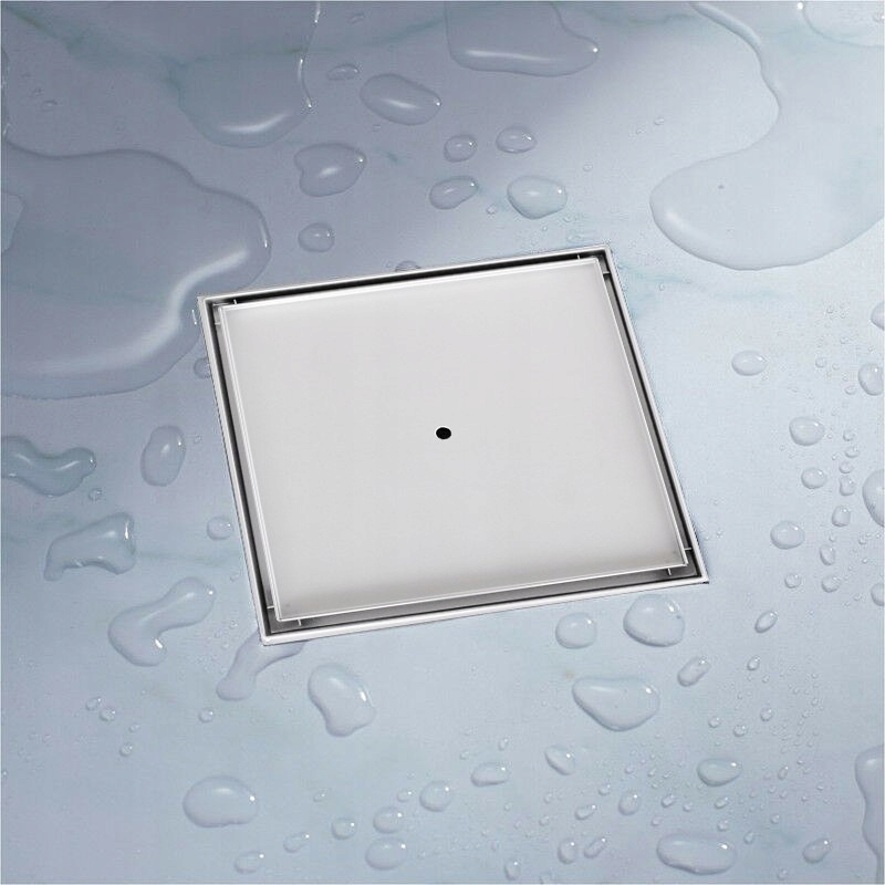 Bituxx Sprchový odtok čtvercový 25x25 cm Inox Kryt