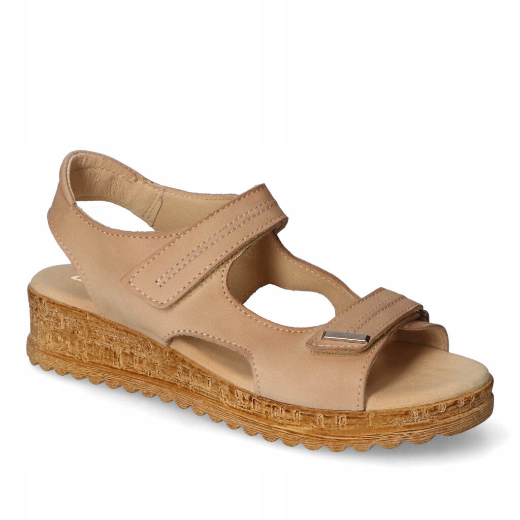 Sandály Wielbut 560 Béžová/M semiš 40