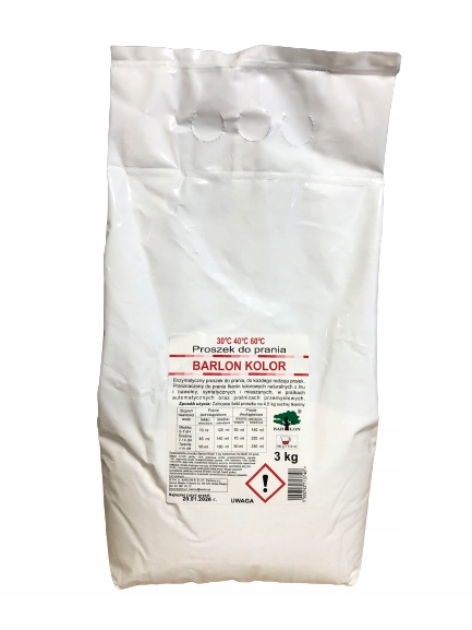 

Enzymatyczny proszek do prania koloru Barlon 3kg