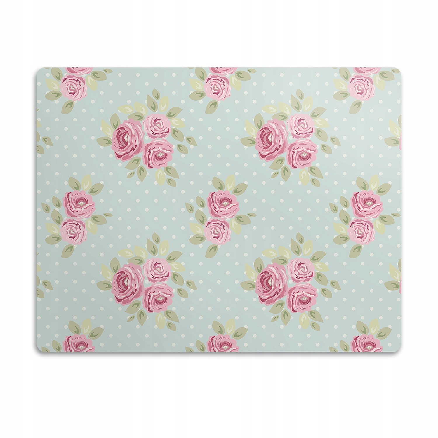 Levně Ochranná podložka pod misku Růžové kytice 60x40