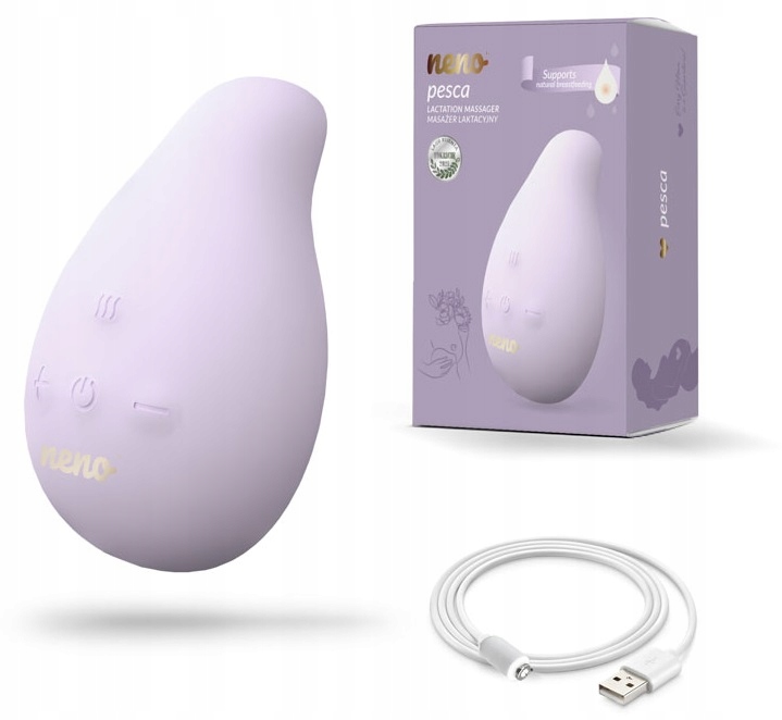 MASAŻER LAKTACYJNY NENO Pesca Z Funkacją Ogrzewania