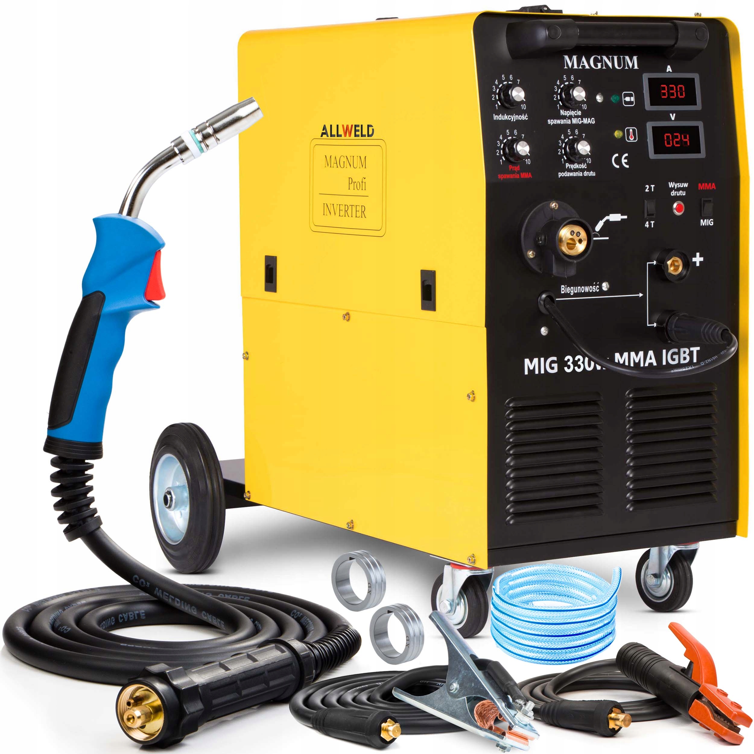 Invertorová Svářečka Magnum Mig 300W Mma Igbt 330A 400V Hliník 4X4 4T
