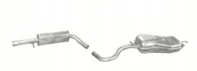 Глушники комплект VW Golf IV 1,8 + 2,0 + Хомути