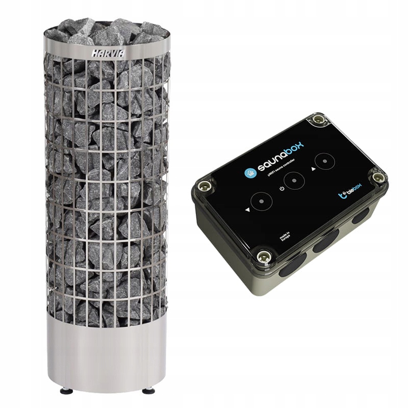 Saunový set Kachle Harvia PC110E 10,8kW a ovládač BleBox SaunaBox