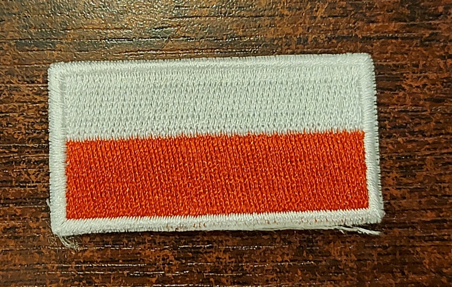Naszywka na beret Polska (Kolor) Biało/Czerwona