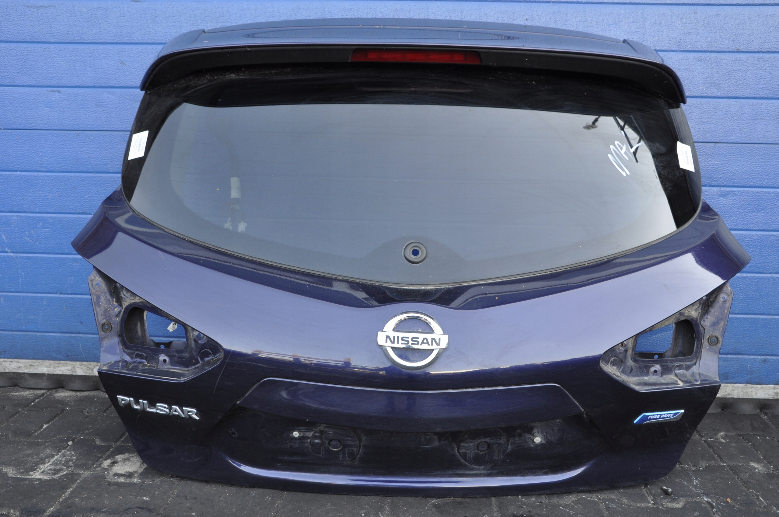 NISSAN PULSAR KLAPA BAGAŻNIKA TYŁ TYLNA SZYBA