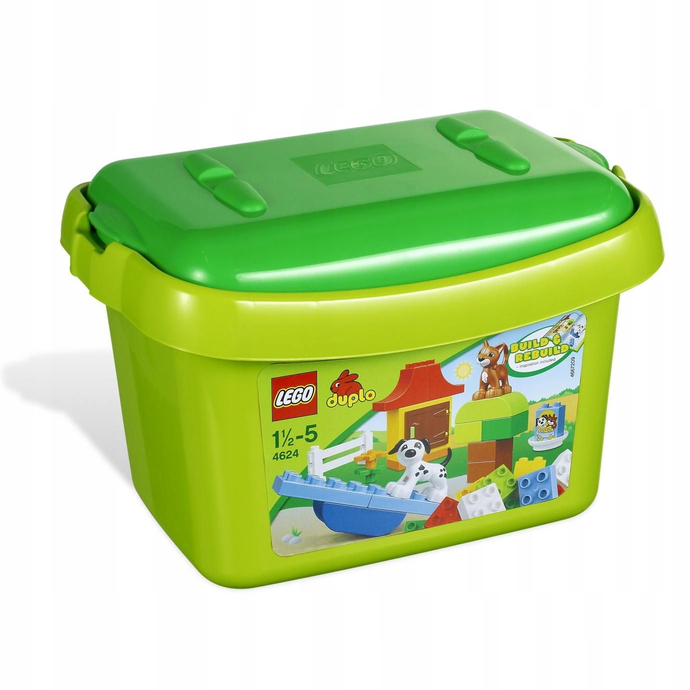 Lego 4624 Duplo Zielone pudełko z klockami