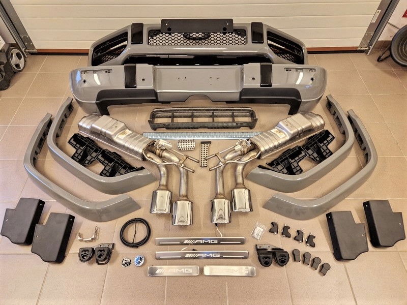 MERCEDES G 463 6.3 AMG PAKIET PRZÓD TYŁ ZDERZAK OE