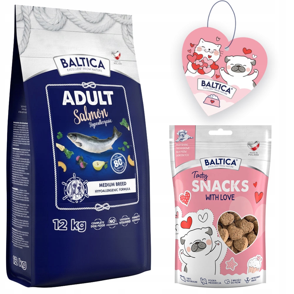 Levně Baltica Salmon Hypoallergenic ML 12KG Hypoalergenní Losos Pro Střední Plemena