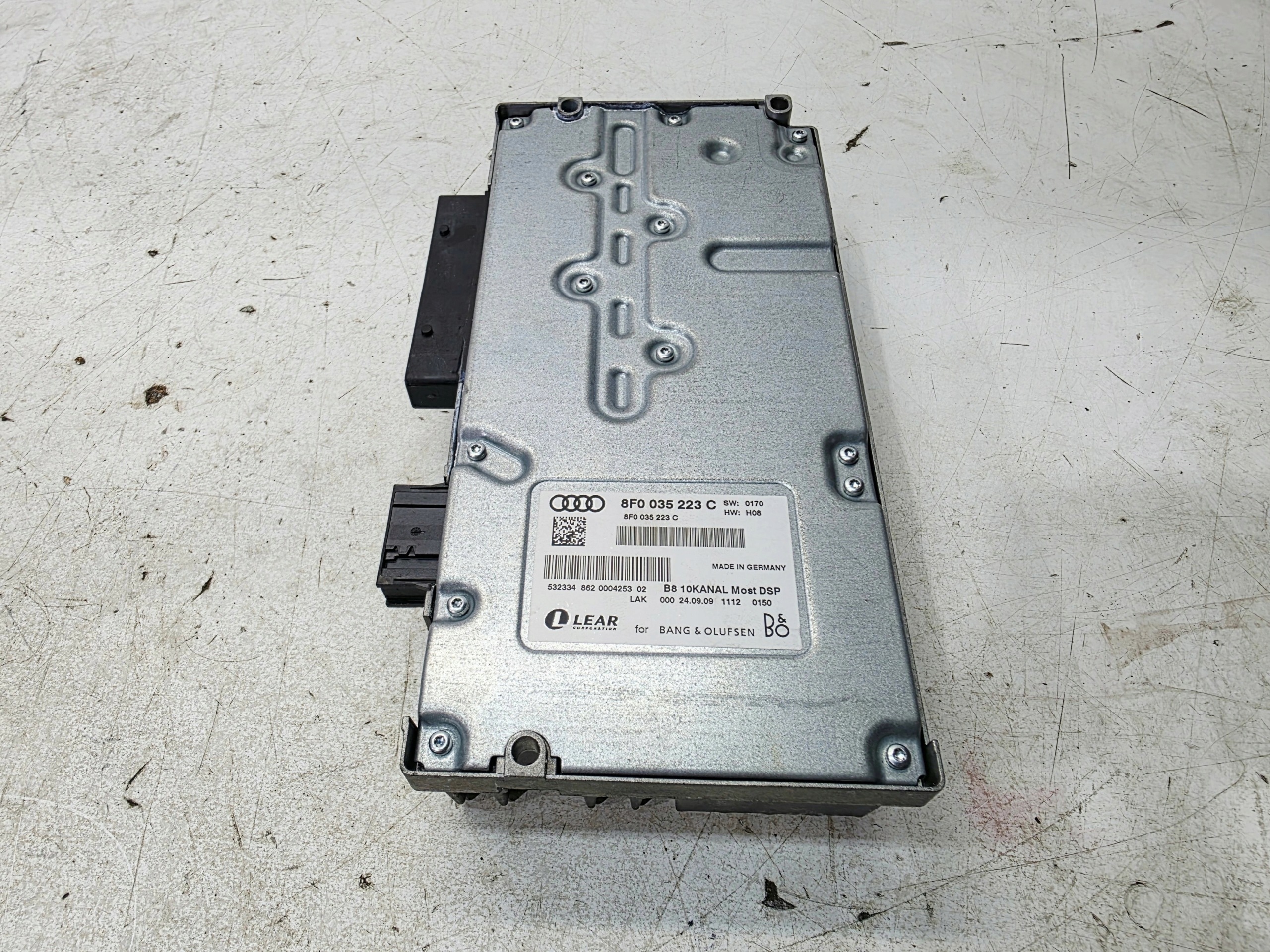amplifier RADIA bang & OLUFSEN AUDI A5 S5 8F CABRIO 8F0035223C