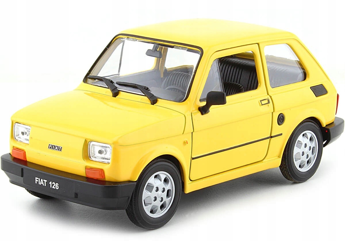 Fiat 126p Maluch Kaszlak Prl Polský Malý 126 p Welly 1:21 Model auta