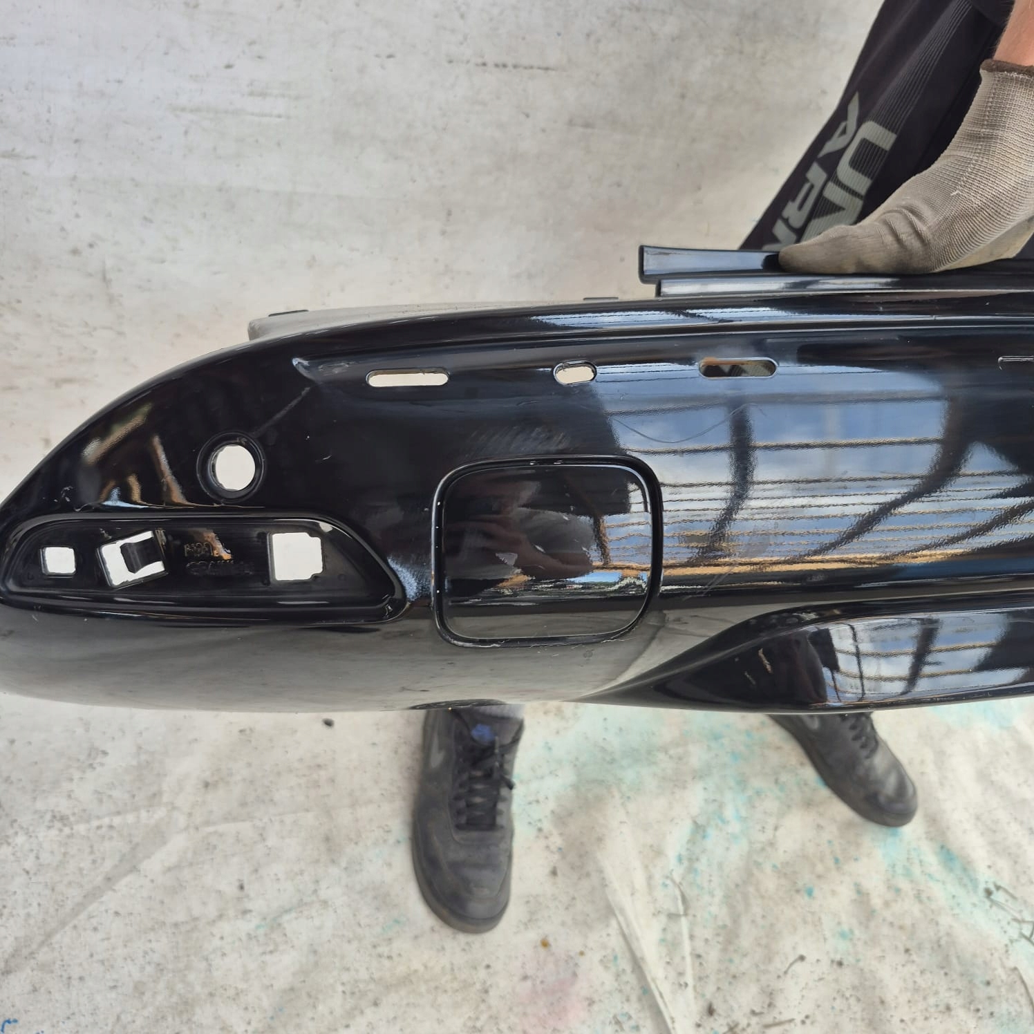 RENAULT CLIO IV KOMBI 12- bumper rear part rear PDC