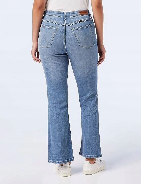 Damskie spodnie bootcut Wrangler Bootcut Lunar Moon W20BBT30S 34/32