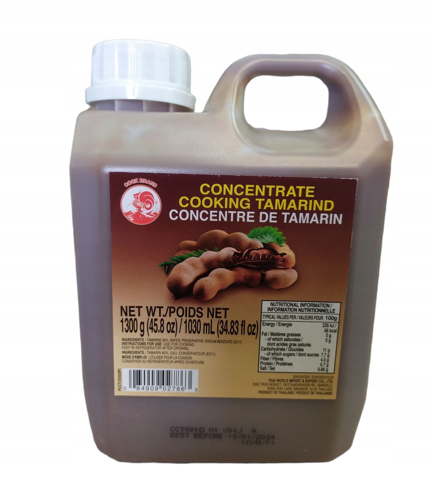 

Koncentrat z tamaryndowca Cock 1.3kg