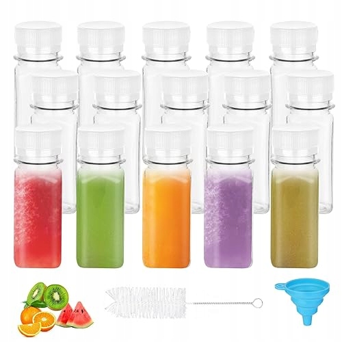 Plnící Láhev 60 ML Sada 15 Kusů Shot Mini Cestovní silikonová