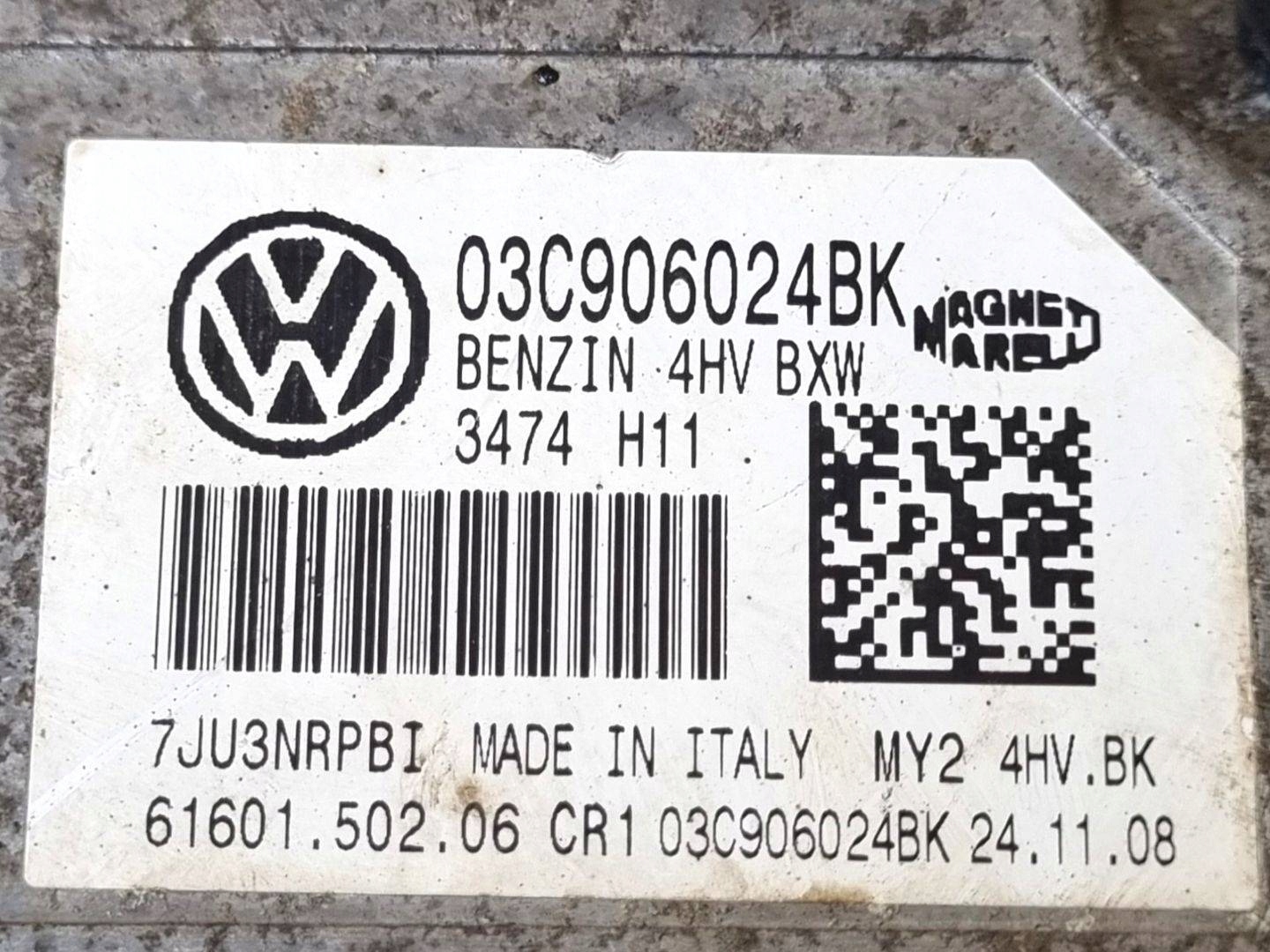 control unit of the engine SEAT Ibiza 4 6J 2009 03C906024BK