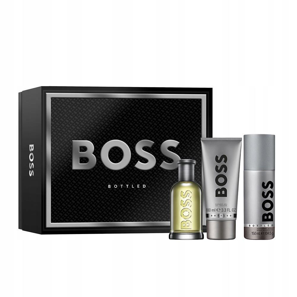 Hugo Boss Bottled 100ml Woda Toaletowa+150ml Dezodorant+100ml Żel Zestaw